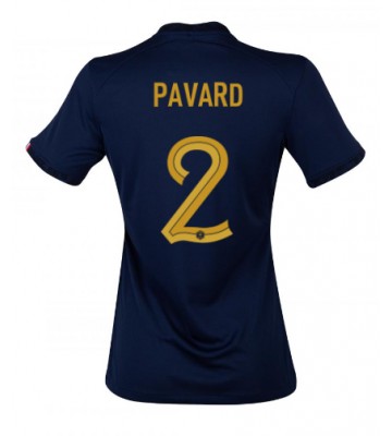 Frankrike Benjamin Pavard #2 Hemmatröja Dam VM 2022 Kortärmad